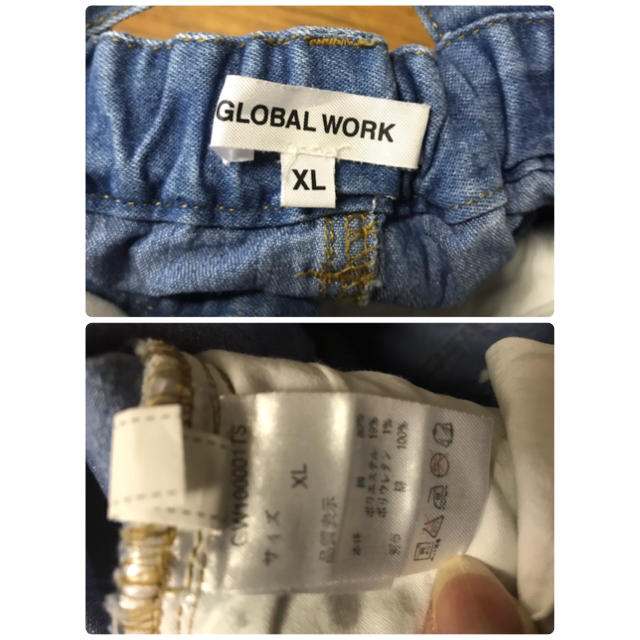 GLOBAL WORK(グローバルワーク)のGLOBAL WORK ジャンバースカート キッズ/ベビー/マタニティのキッズ服女の子用(90cm~)(その他)の商品写真