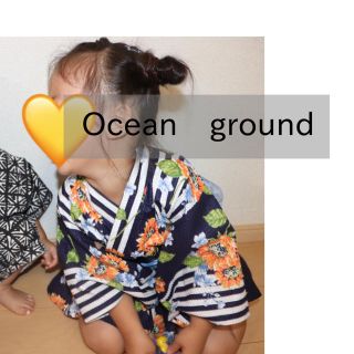 マーキーズ(MARKEY'S)のOcean & ground ワンピース浴衣 100cm(甚平/浴衣)