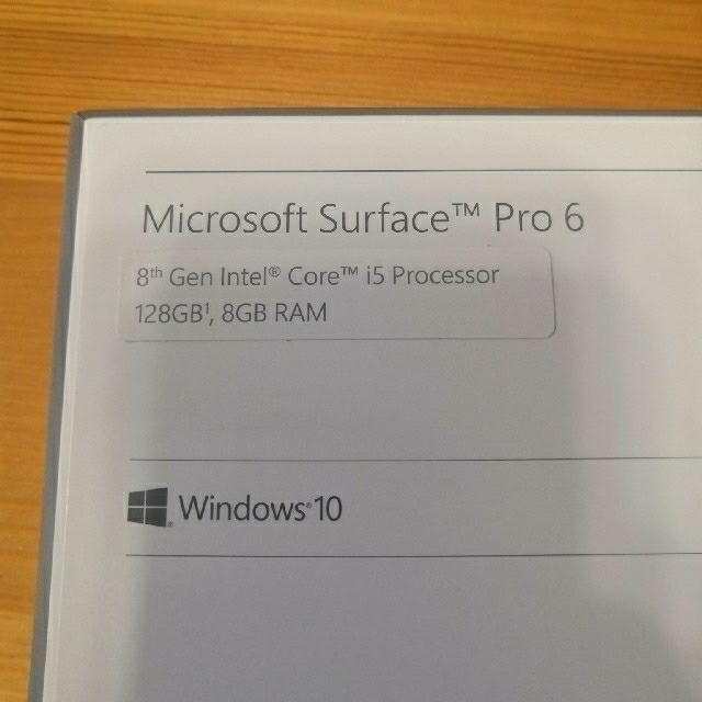 Microsoft(マイクロソフト)のsurface pro 6 128GB おまけ付 スマホ/家電/カメラのPC/タブレット(ノートPC)の商品写真