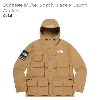 シュプリーム(Supreme)のSupreme north face Cargo Jacket GOLD M(マウンテンパーカー)