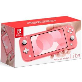 ニンテンドースイッチ(Nintendo Switch)のNintendo switch ライト　コーラルピンク(携帯用ゲーム機本体)