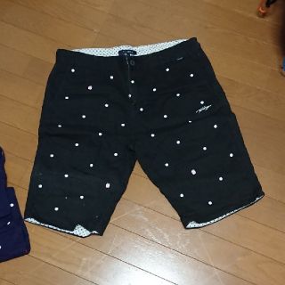 トミー(TOMMY)のtommy ハーフパンツ ドット ブラック(ショートパンツ)