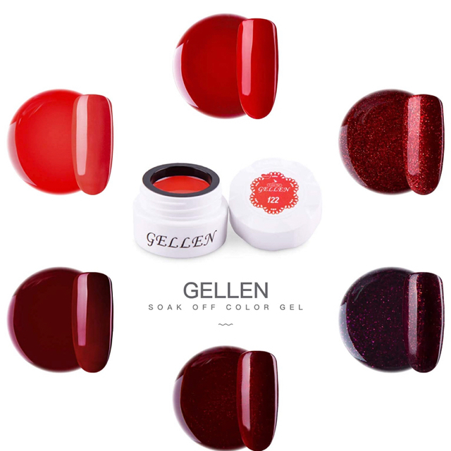 ジェルネイルセット　4色 コスメ/美容のネイル(ネイル用品)の商品写真