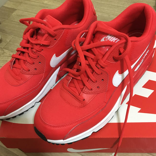 NIKE WMNS AIR MAX 90 speed red靴/シューズ