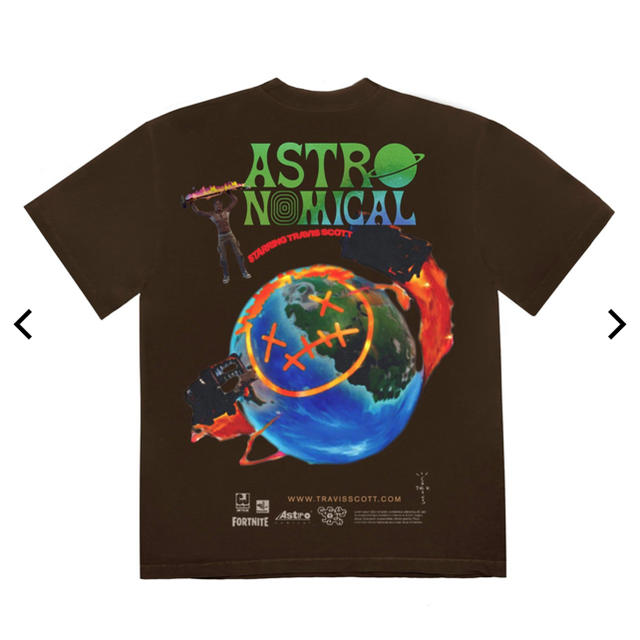 Tシャツ/カットソー(半袖/袖なし)Travis scott ASTRO RAGE T-SHIRT L トラビス