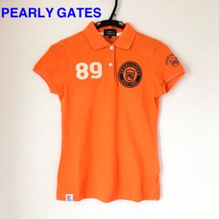 パーリーゲイツ(PEARLY GATES)のパーリーゲイツ  レディース  ナンバーロゴポロシャツ　ゴルフウェア(ウエア)