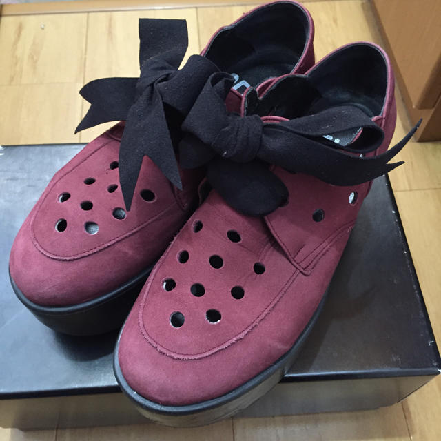 TOKYO BOPPER(トーキョーボッパー)のボッパー 厚底リボンパンプス 23cm レディースの靴/シューズ(ハイヒール/パンプス)の商品写真