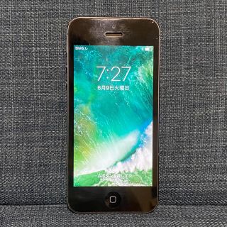 アイフォーン(iPhone)のiPhone5 64GBスペースグレー(スマートフォン本体)