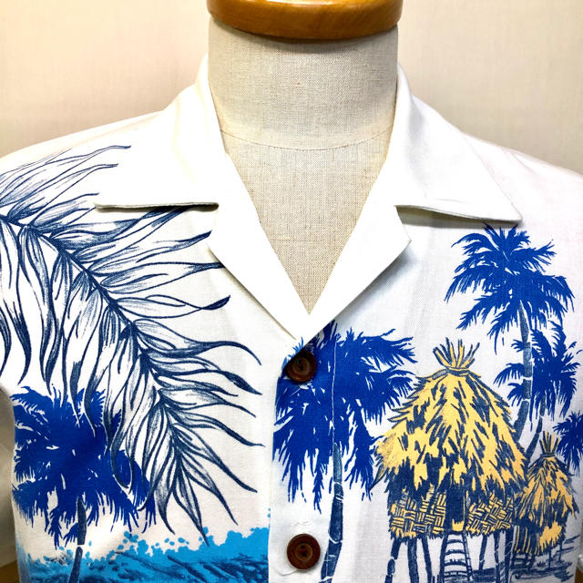 Vintage 70s Ocean Pacific サーフシャツ Size M