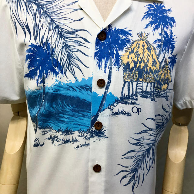 OCEAN PACIFIC(オーシャンパシフィック)のVintage 70s Ocean Pacific サーフシャツ Size M メンズのトップス(シャツ)の商品写真