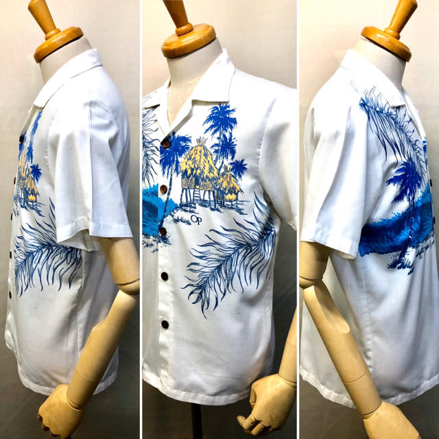 OCEAN PACIFIC(オーシャンパシフィック)のVintage 70s Ocean Pacific サーフシャツ Size M メンズのトップス(シャツ)の商品写真