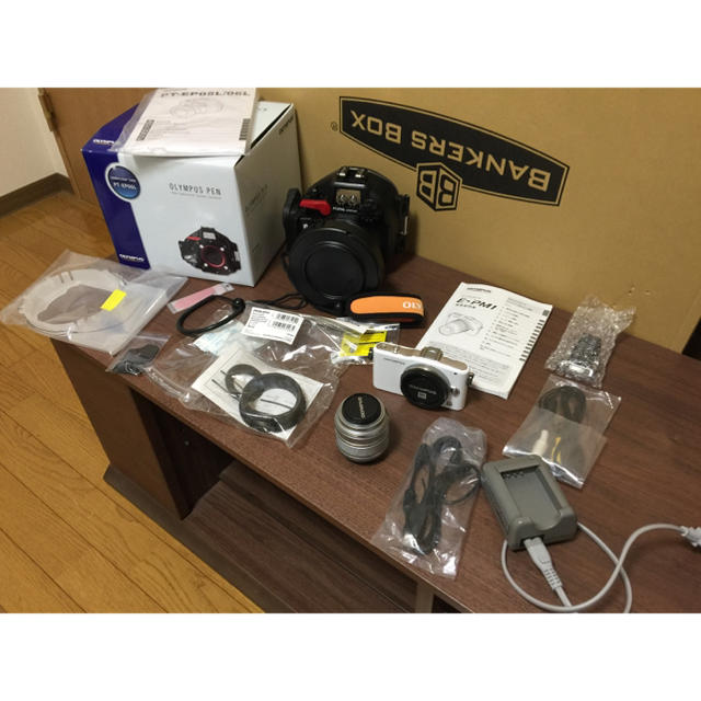 OLYMPUS e-pm1 PT ep06l セット - ミラーレス一眼