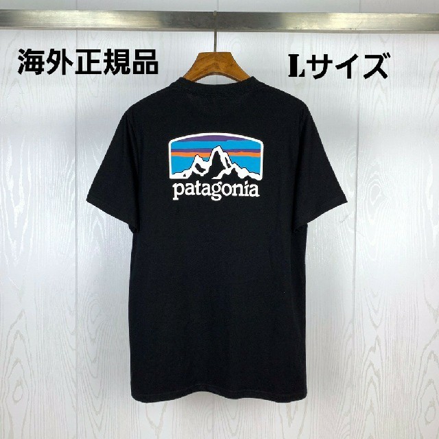 海外正規品　即日発送　patagonia　半袖Tシャツ　ブラック　Lサイズ