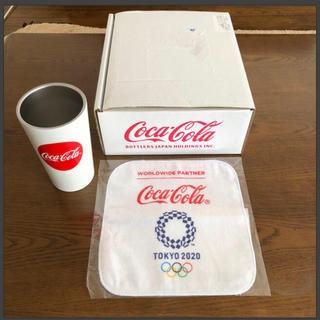 コカコーラ(コカ・コーラ)のコカ値下げ！コーラ ステンレスサーモタンブラーミニタオル オリンピック(タンブラー)