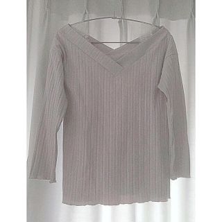 ワンアフターアナザーナイスクラップ(one after another NICE CLAUP)の【USED】 ♡ NICE CLAUP ♡ レース付きカットソー(カットソー(長袖/七分))