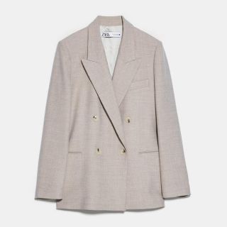 ザラ(ZARA)のZARA ダブル　ブレストブレザー　ジャケット(テーラードジャケット)