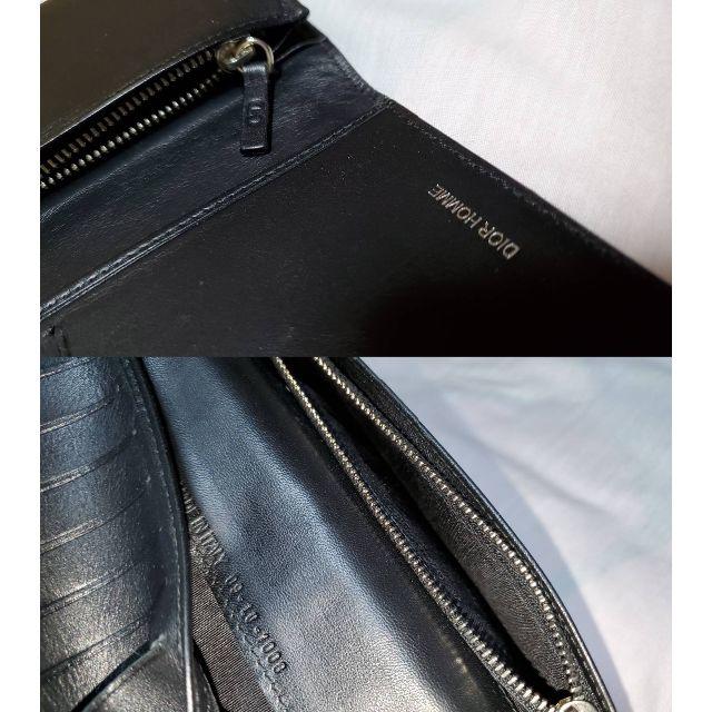 希少✨ 美品 Dior HOMME チェック柄 トロッター ロングウォレット