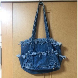 ジェイダ(GYDA)のGYDA★フリンジデニムBAG★トートバッグ★(トートバッグ)