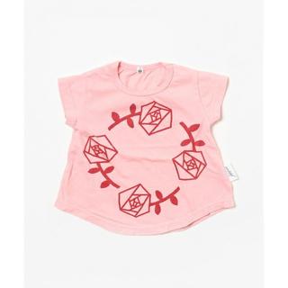 マーキーズ(MARKEY'S)の【新品】Tシャツ　ピンク　１３０　半袖　バラ　マーキーズ(Tシャツ/カットソー)