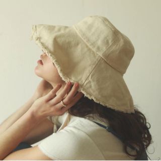 シールームリン(SeaRoomlynn)のSeaRoomlynn  LONG STRAP BUCKET HAT キナリ(ハット)