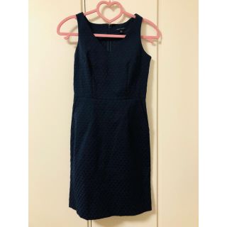 トミーヒルフィガー(TOMMY HILFIGER)の★TOMMY HILFIGER★ NAVY×ドット ポケット付ワンピース(ひざ丈ワンピース)