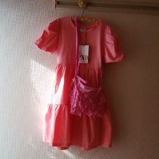 ザラキッズ(ZARA KIDS)のZARA ピンクワンピース122(ワンピース)