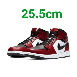 ナイキ(NIKE)のNIKE AIR JORDAN 1 MID CHICAGO　25.5cm(スニーカー)