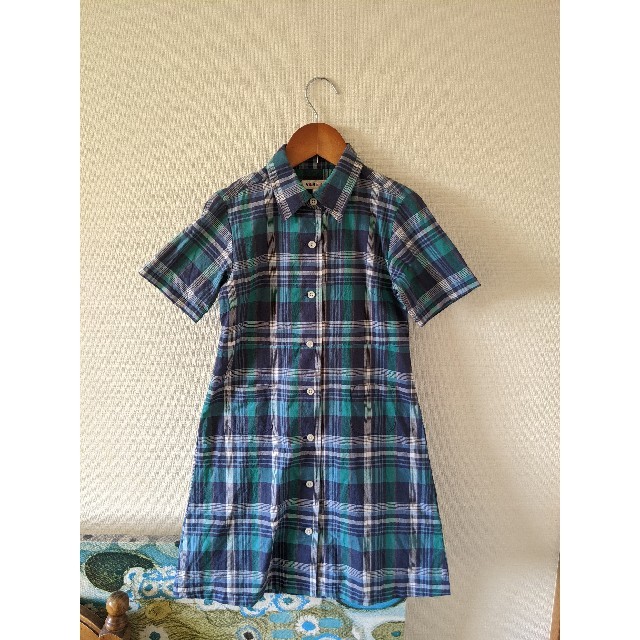 未使用。VAN mini シャツワンピース120 キッズ/ベビー/マタニティのキッズ服女の子用(90cm~)(ワンピース)の商品写真