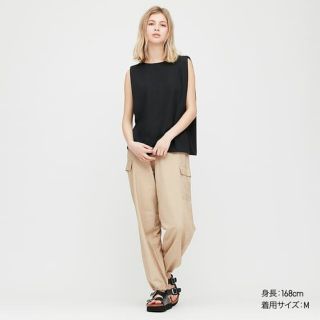 ユニクロ(UNIQLO)のユニクロ  クレープジャージーT(Tシャツ(半袖/袖なし))