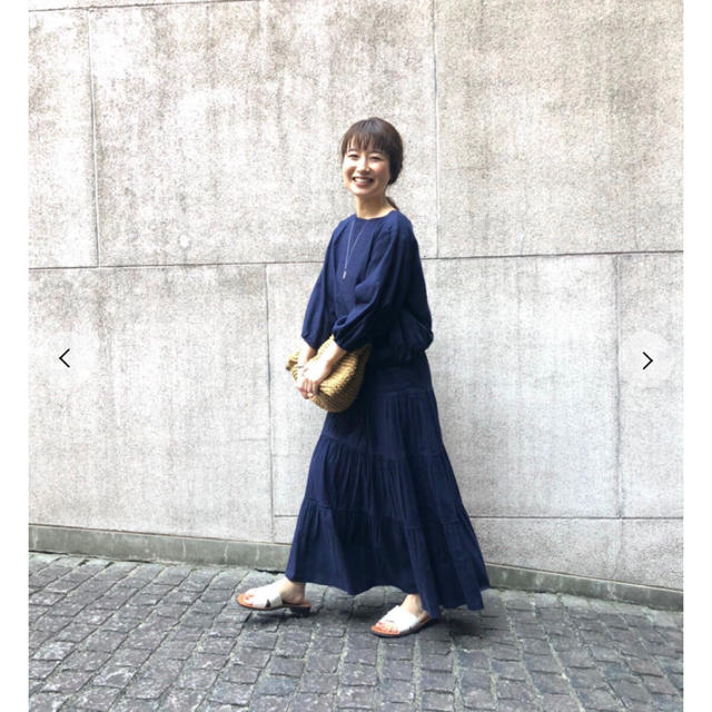 MilaOwen🍑バルーントップス×ティアードスカートセットアップ | フリマアプリ ラクマ