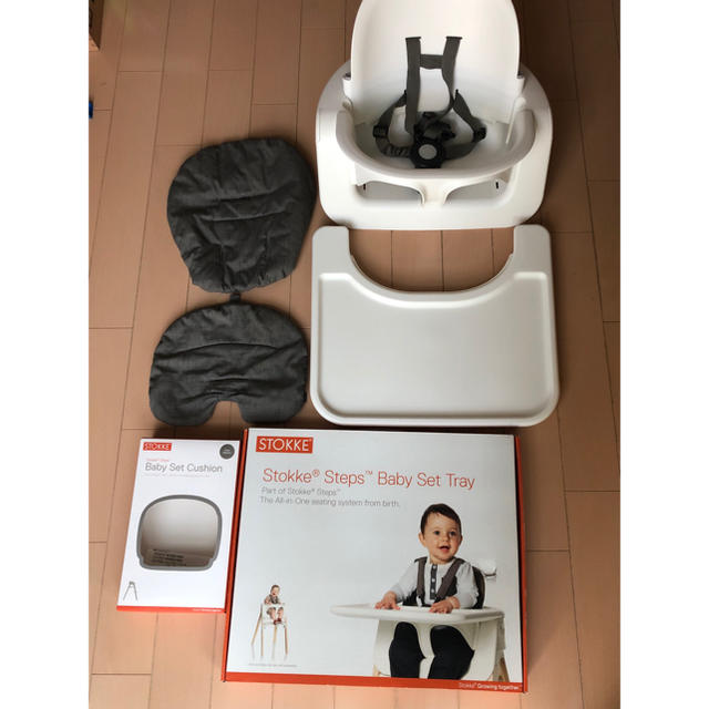 Stokke(ストッケ)の【美品】ストッケ　ステップス用ベビーセット キッズ/ベビー/マタニティのキッズ/ベビー/マタニティ その他(その他)の商品写真