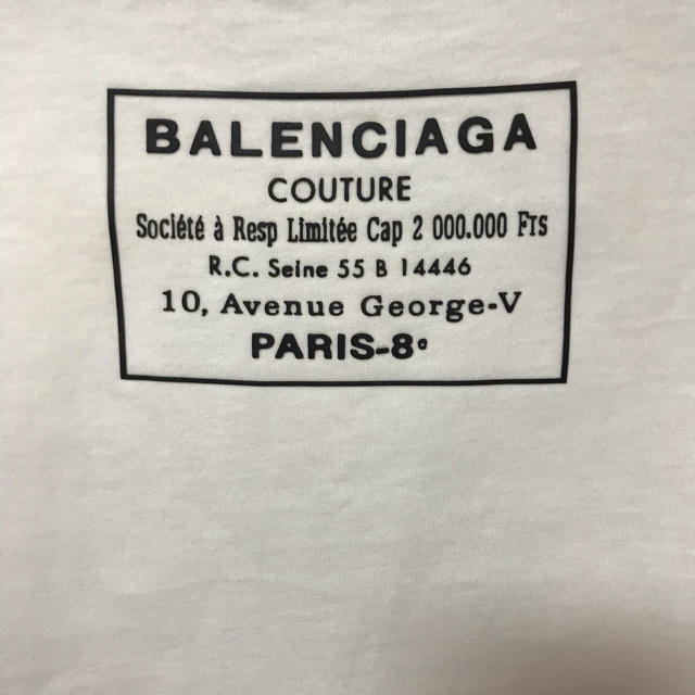 Balenciaga - 正規店購入 バレンシアガ 19SS☆未使用品☆ 半袖 ロゴT