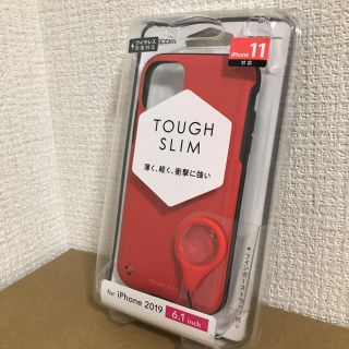 エレコム(ELECOM)のELECOM iPhone11 TOUGH SLIMケース レッド(iPhoneケース)