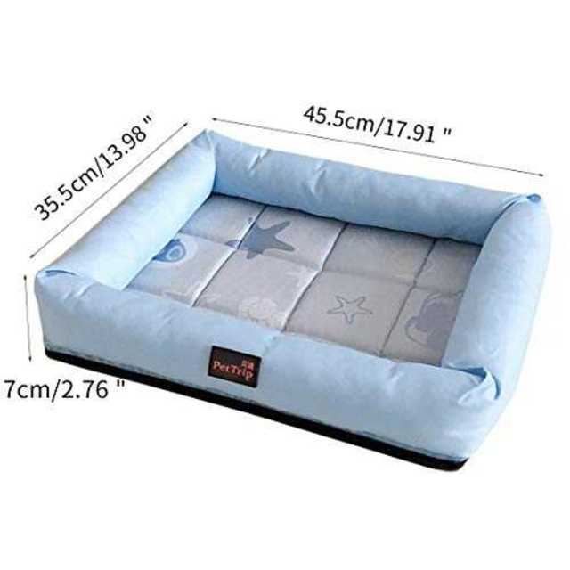 ご専用　ブルー　ペットベッド＋　クールマット  65×50cm