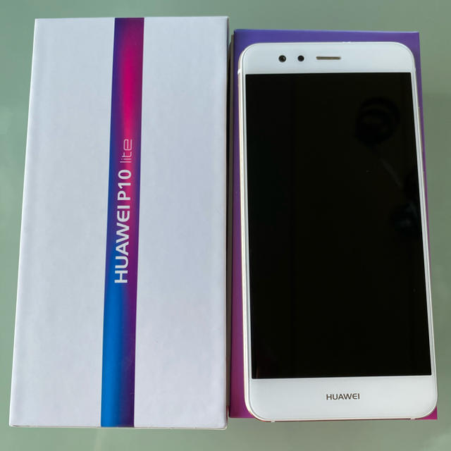 HUAWEI P10 lite SIMフリーWhite(microSD付き)