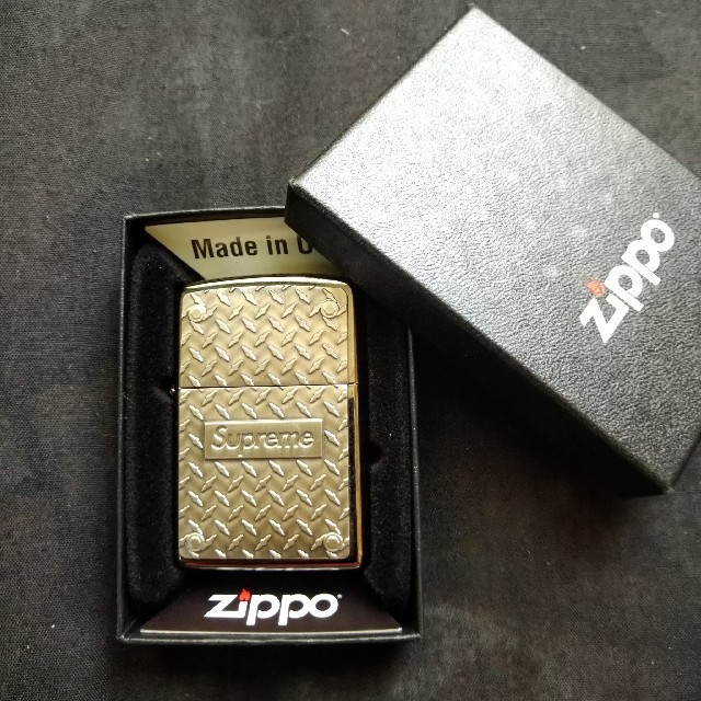 Supreme Diamond Plate Zippo　新品　未使用