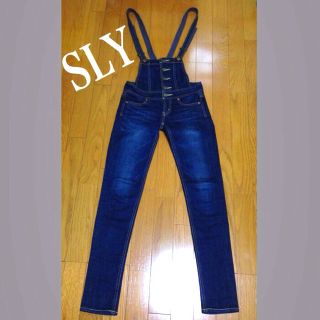 スライ(SLY)のSLY☆デニム サロペット(サロペット/オーバーオール)