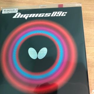 バタフライ(BUTTERFLY)のディグニクス09c 特厚　レッド(卓球)