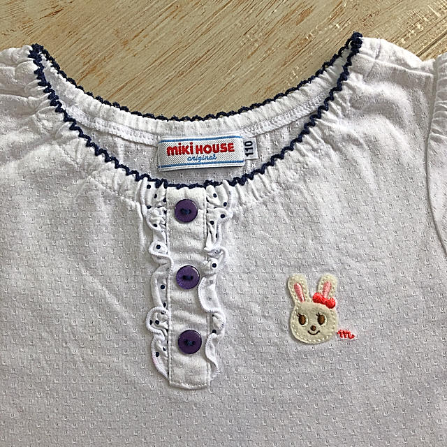 mikihouse(ミキハウス)の美品　ミキハウス ワンピース　110サイズ☆ キッズ/ベビー/マタニティのキッズ服女の子用(90cm~)(ワンピース)の商品写真