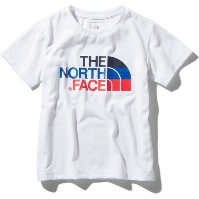 THE NORTH FACE(ザノースフェイス)のノースフェイス tシャツ ホワイト１２０センチ キッズ/ベビー/マタニティのキッズ服男の子用(90cm~)(Tシャツ/カットソー)の商品写真