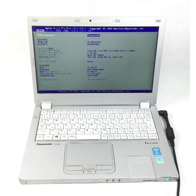 RY-10-Panasonic CF-MX3 1点OSなしAC欠品商品状態