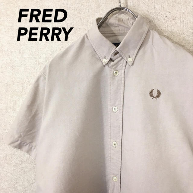 FRED PERRY(フレッドペリー)のフレッドペリー 半袖 シャツ 古着 ポルトガル製 メンズ レディース M メンズのトップス(シャツ)の商品写真