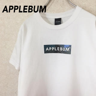 アップルバム(APPLEBUM)のアップルバム 半袖 Tシャツ 古着 胸ロゴ メンズ レディース S 白(Tシャツ/カットソー(半袖/袖なし))
