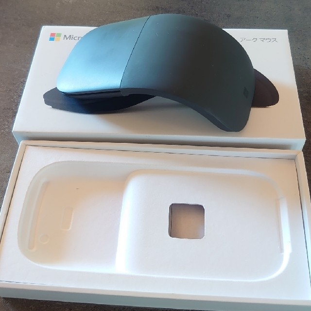 Microsoft(マイクロソフト)のMicrosoft Surface ark mouse アークマウス 黒 スマホ/家電/カメラのPC/タブレット(PC周辺機器)の商品写真