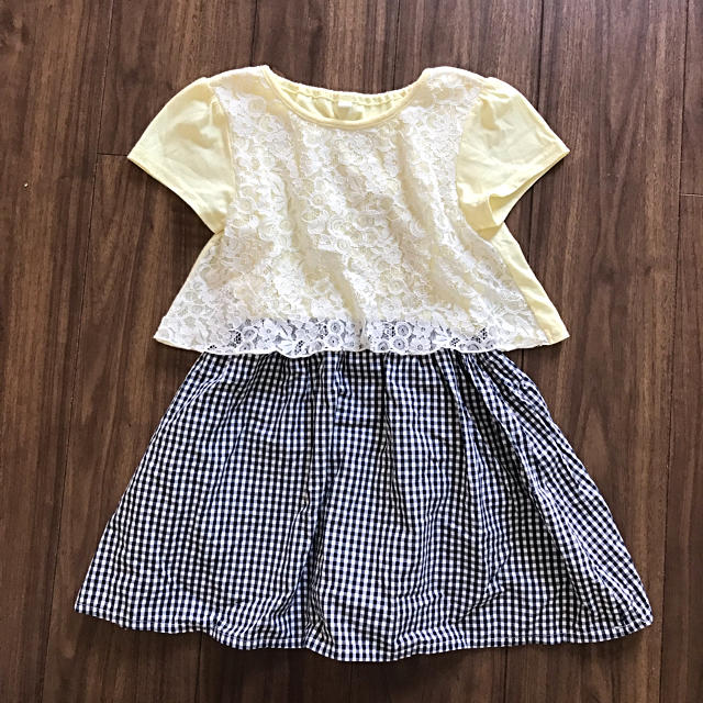 ワンピース130cm キッズ/ベビー/マタニティのキッズ服女の子用(90cm~)(ワンピース)の商品写真