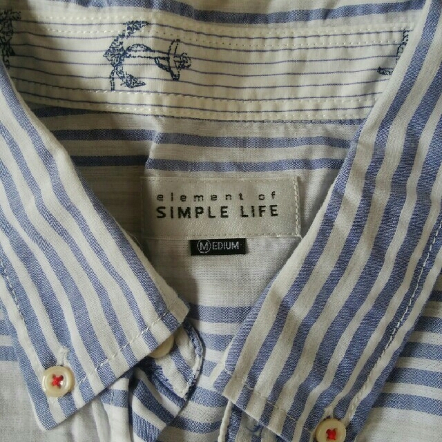 SIMPLE LIFE(シンプルライフ)のsimple life シャツMサイズ メンズのトップス(Tシャツ/カットソー(七分/長袖))の商品写真