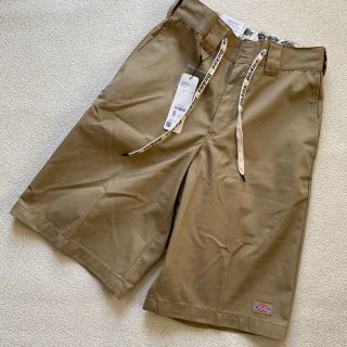 ディッキーズ(Dickies)の値下げ！新品 Dickies ディッキーズ ハーフパンツ ベージュS(ショートパンツ)