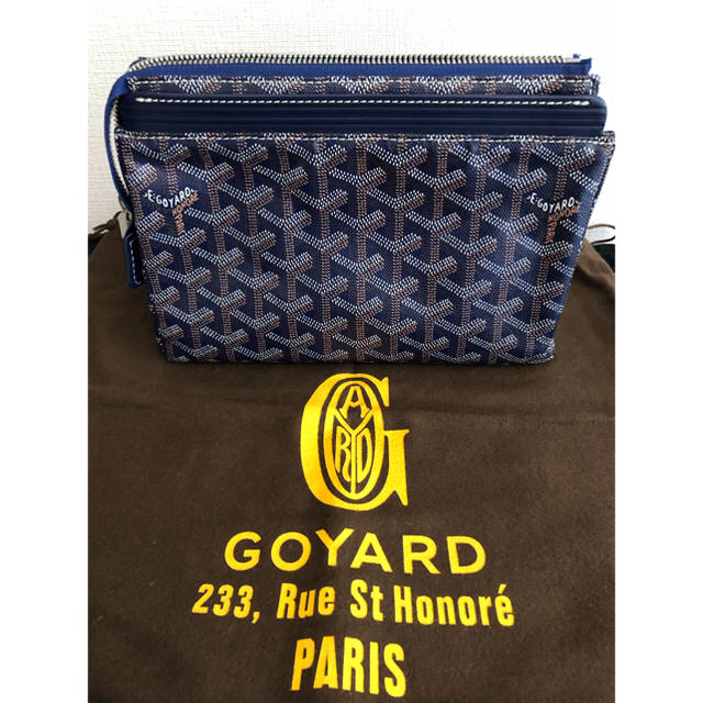 ゴヤール GOYARD ミロワール　ネイビー