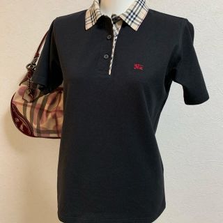 バーバリー(BURBERRY)のBurberry☆半袖ポロシャツ S 美品！(ポロシャツ)