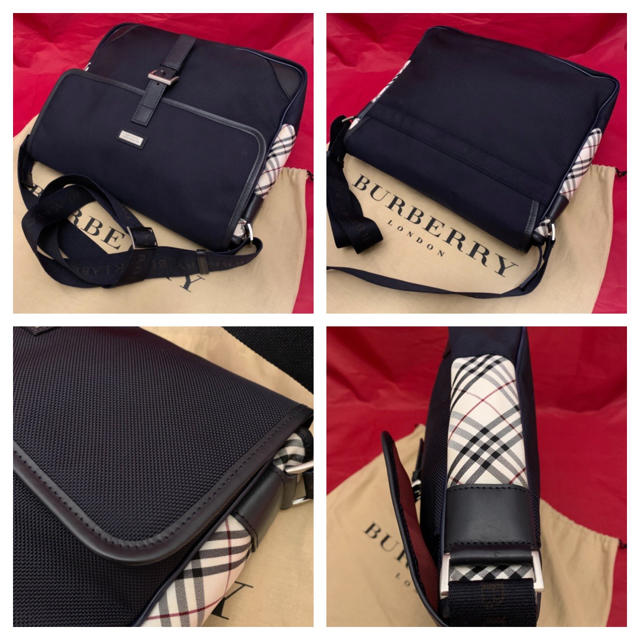 BURBERRY BLACK LABEL(バーバリーブラックレーベル)のBurberry☆ビジネスショルダーバッグ☆美品 メンズのバッグ(ビジネスバッグ)の商品写真